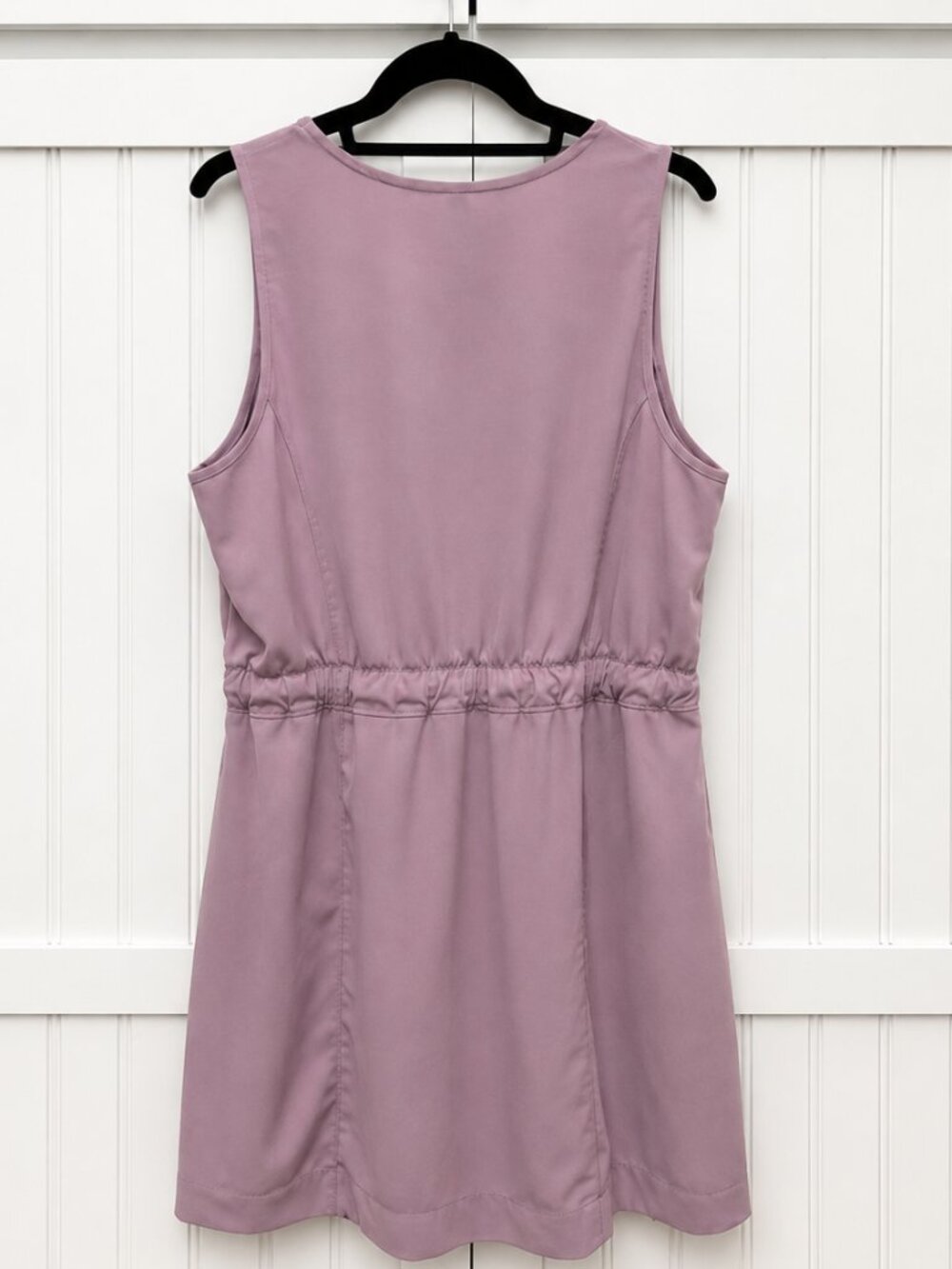 32 Degrees Cool Mauve Pink Sleeveless Drawstring Waist Dress Large - Picture 2 of 3
